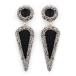 Claire Pave Drop Earrings